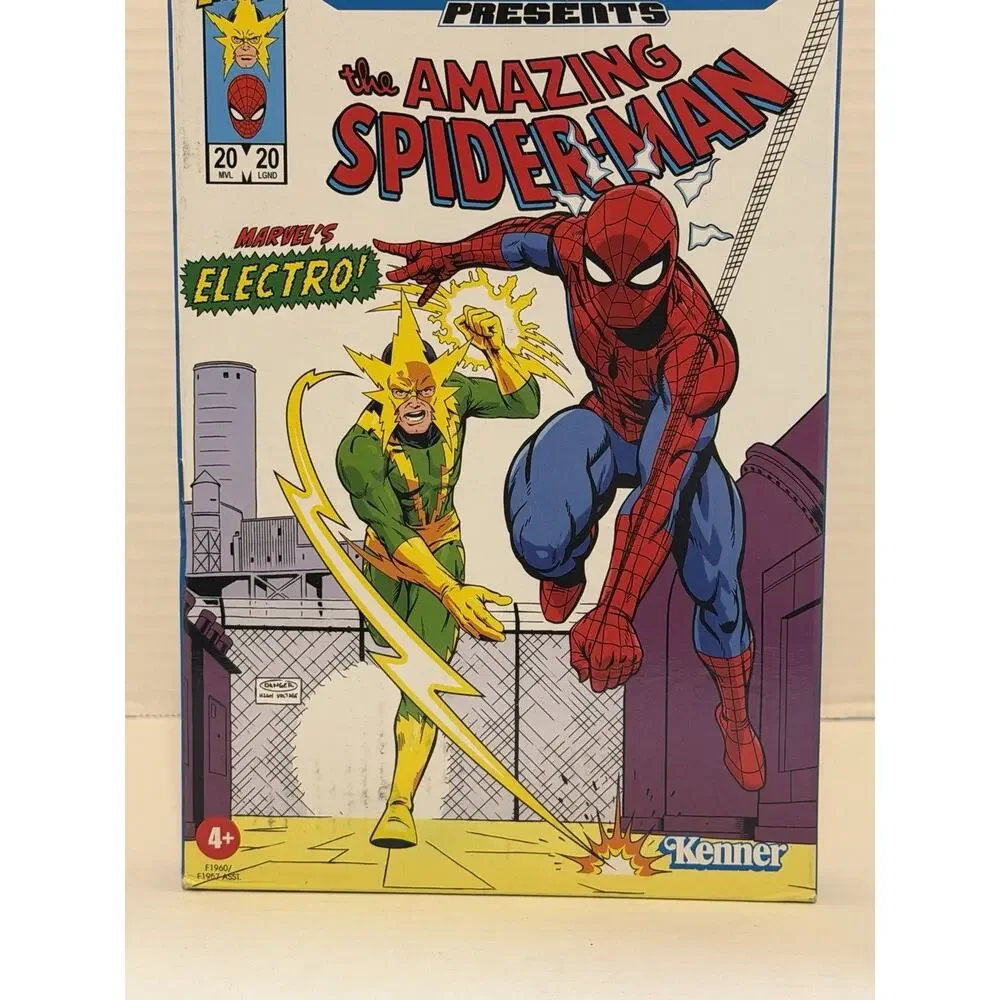 Hasbro Pulse Kenner Retro Marvel Legends SPIDER-MAN & ELECTRO Figure 2 Pack New